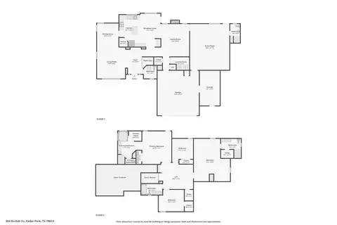 Floorplan layout of home-Room for everyone to find a cozy quiet spot to relax as well as ample room and seating for all gathering together