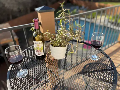 Relax on your walk out balcony, limit 2 adults at any time please