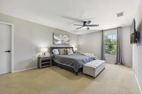 Primary #2- King Bed-Spacious private room complete with 55" Roku TV and ensuite bathroom! Very large bedroom with plenty of room to spread out