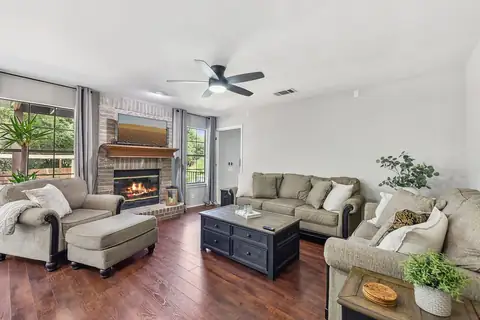 My favorite spot-"The Fireplace Room" snuggly room to watch TV while making dinner or just hang out and chat a while. Complete with 43" Roku TV, LED…