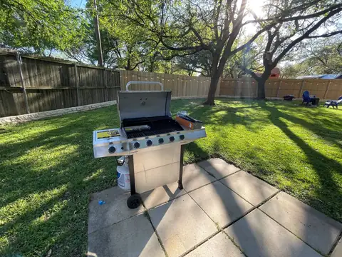 Propane grill ready to go!