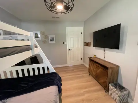 43" smart tv with Roku, Netflix and cable tv, you can also connect your gaming console.